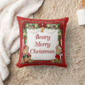 聖降誕祭のお祭り クッション (ブランケット)