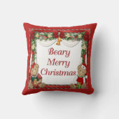 聖降誕祭のお祭り クッション (裏面)