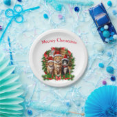 聖降誕祭のお祭り ペーパープレート (パーティー)