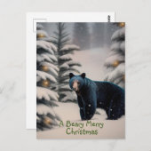 聖降誕祭のお祭り ポストカード (正面/裏面)