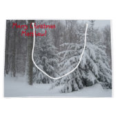 聖降誕祭のお祭り ラージペーパーバッグ (正面)