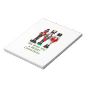 聖降誕祭のくるみ割り人形をお上げなさい ノートパッド (回転)