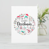 聖降誕祭のご挨拶 招待状 (スタンド正面)