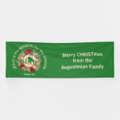 聖降誕祭のイエスがその理由だ 横断幕 (横)