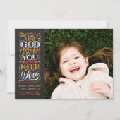 聖降誕祭のカードを神が祝福してあげよう シーズンカード (正面)