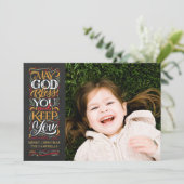 聖降誕祭のカードを神が祝福してあげよう シーズンカード (スタンド正面)