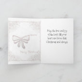 聖降誕祭のキリストがあなたと一緒にいられますように芸術的。 シーズンカード (内部)