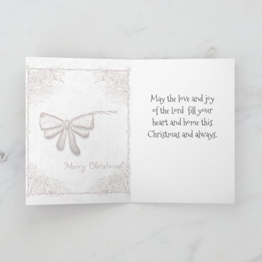 聖降誕祭のキリストがあなたと一緒にいられますように芸術的。 シーズンカード (内部)