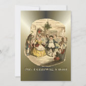 聖降誕祭のスクルージ – クリスマスキャロル シーズンカード (正面)