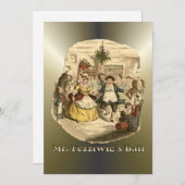 聖降誕祭のスクルージ – クリスマスキャロル シーズンカード (正面/裏面)