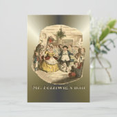 聖降誕祭のスクルージ – クリスマスキャロル シーズンカード (スタンド正面)