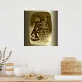 聖降誕祭のスクルージ – クリスマスキャロル ポスター (キッチン)