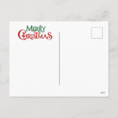 聖降誕祭のナマケモノ シーズンポストカード (裏面)