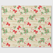 聖降誕祭のミスタントリー ラッピングペーパー (フラット)