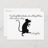 「聖降誕祭の前の晩だったのさ シーズンポストカード (正面/裏面)