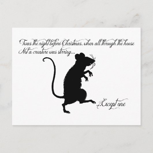 「聖降誕祭の前の晩だったのさ シーズンポストカード (正面)