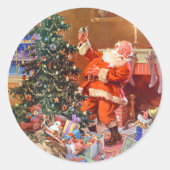 「聖降誕祭の前の晩だったのさ ラウンドシール (正面)