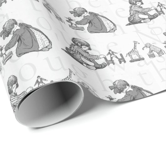 『聖降誕祭の前の晩はヴィンテージだ ラッピングペーパー (ロールコーナー)