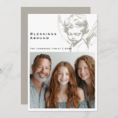 聖降誕祭の前兆を告げる シーズンカード (正面/裏面)