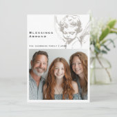 聖降誕祭の前兆を告げる シーズンカード (スタンド正面)