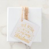 聖降誕祭の台本金ゴールド フェイバータグ (箱)