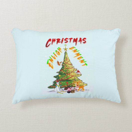 聖降誕祭の啓発 アクセントクッション (正面)