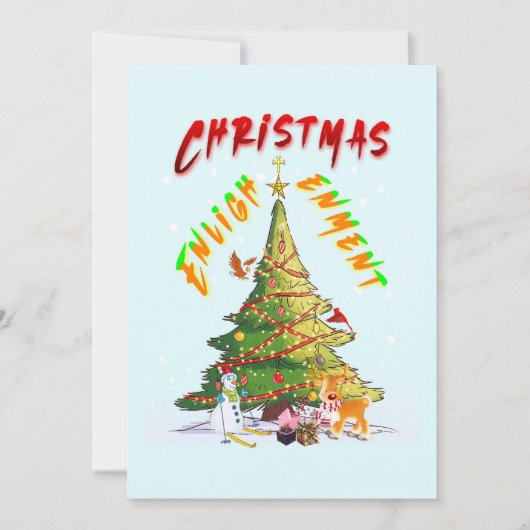 聖降誕祭の啓発 案内状 (正面)