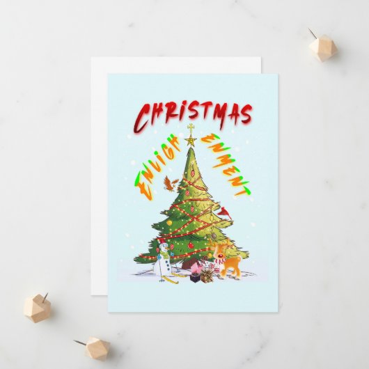 聖降誕祭の啓発 案内状 (正面/裏面インサイチュ)