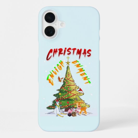 聖降誕祭の啓発 iPhoneケース (裏面)