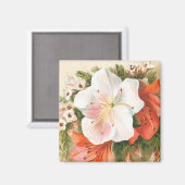 聖降誕祭の喜びの花 マグネット (正面/裏面)