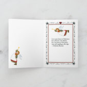 聖降誕祭の天使 |あいさつ文/クリスマスカード シーズンカード (内部)