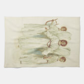 「聖降誕祭の天使」 キッチンタオル (横)