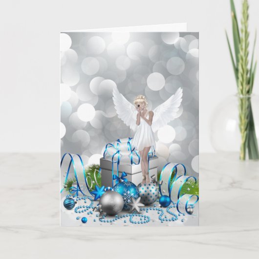 聖降誕祭の天使 シーズンカード (正面)