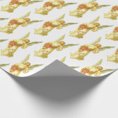 聖降誕祭の天使 ラッピングペーパー (角)