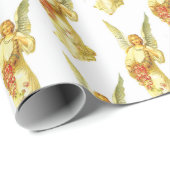 聖降誕祭の天使 ラッピングペーパー (ロールコーナー)