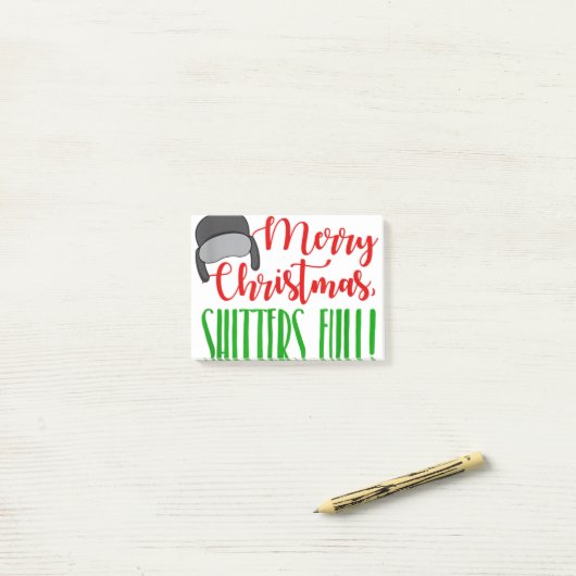 聖降誕祭の引用文のお目出とう ポストイット (デスク上)