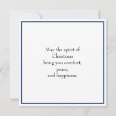 聖降誕祭の御霊が君の子犬と一緒にいられますように (裏面)