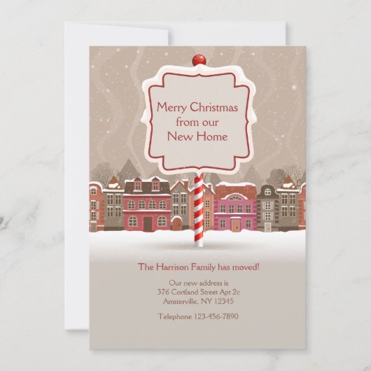 聖降誕祭の感動的な発表 シーズンカード (正面)