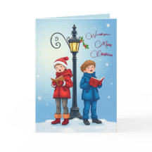 聖降誕祭の折り畳みグリーティングカードをお持ち下さい