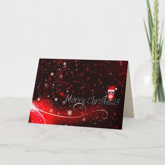 聖降誕祭の挨拶状 シーズンカード (正面)