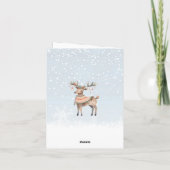 聖降誕祭の教会 カード (裏面)