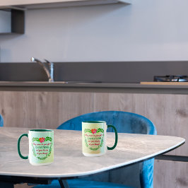 聖降誕祭の時に平和が贈られる マグカップ