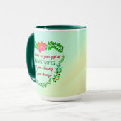 聖降誕祭の時に平和が贈られる マグカップ (正面左)