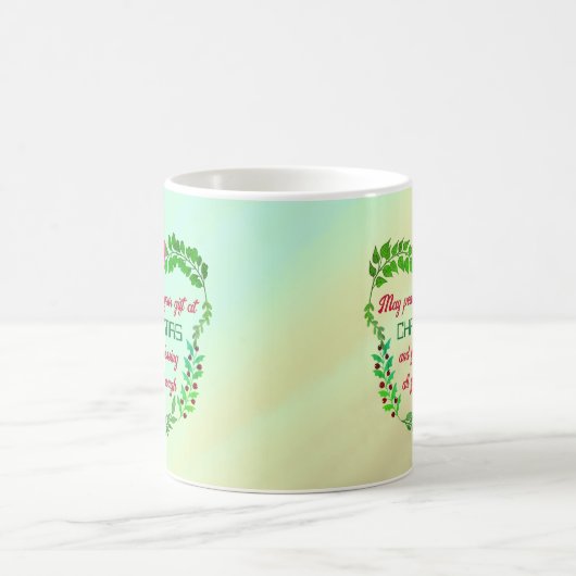 聖降誕祭の時に平和が贈られる モーフィングマグカップ (中央)