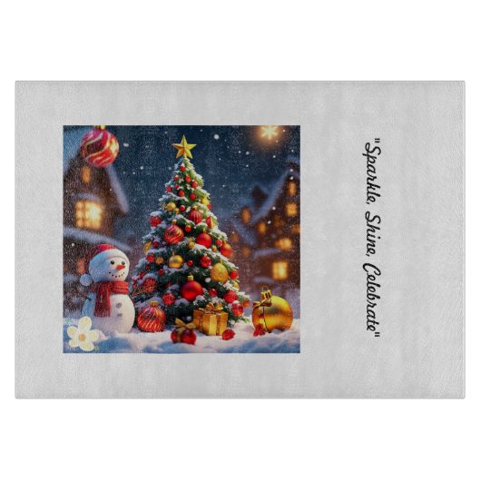 聖降誕祭の時 カッティングボード (正面)