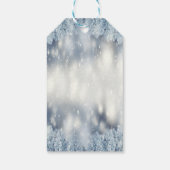 聖降誕祭の森の木の枝を楽しませてやろう ギフトタグ (裏面)