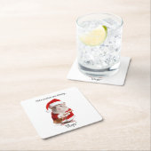 聖降誕祭の気分ネズミは生き物ではない スクエアペーパーコースター (インサイチュ)