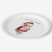 聖降誕祭の気分ネズミは生き物ではない ペーパープレート (アングル)