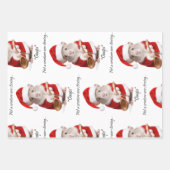 聖降誕祭の気分ネズミは生き物ではない ラッピングペーパーシート (正面3)