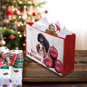 聖降誕祭の盛大な祝いを言えCKCS抱き枕 ラージペーパーバッグ